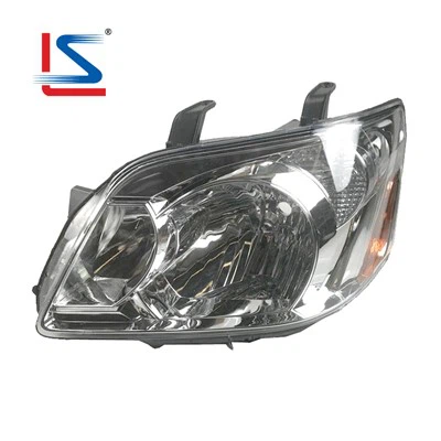 TOYOTA VOXY NOAH AZR60G 2005 Lâmpada de cabeça automática CROMO PRATA 28-181 OEM 8111028830 8114528830 Faróis NOAH